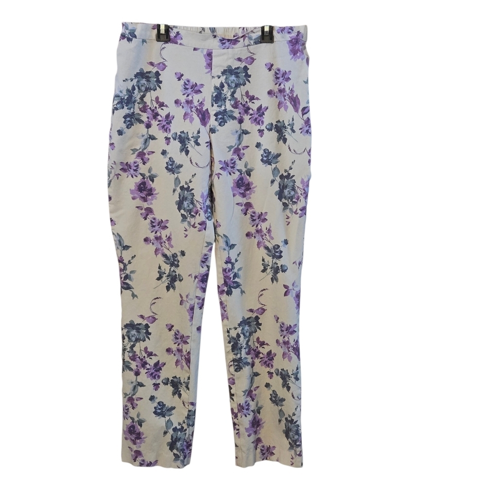 Isaac Mizrahi Live! Women's Pants Sz 12 Regular Printed Multi-colored A390354